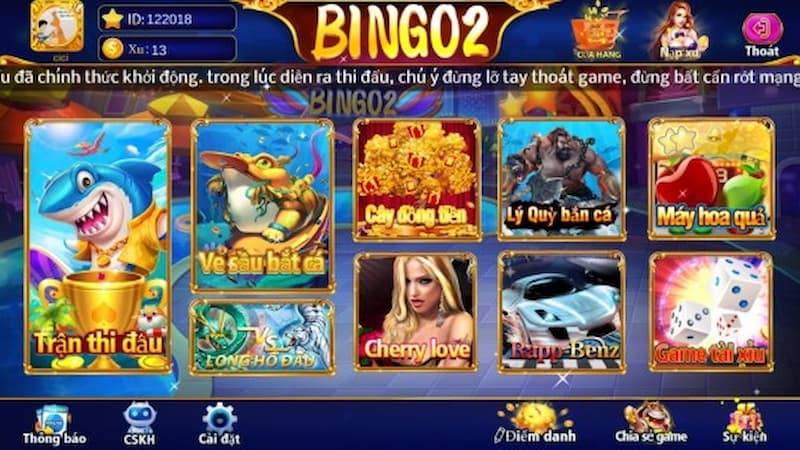 Điểm danh những trò chơi độc lạ chỉ có tại cổng game bắn cá Bingo2